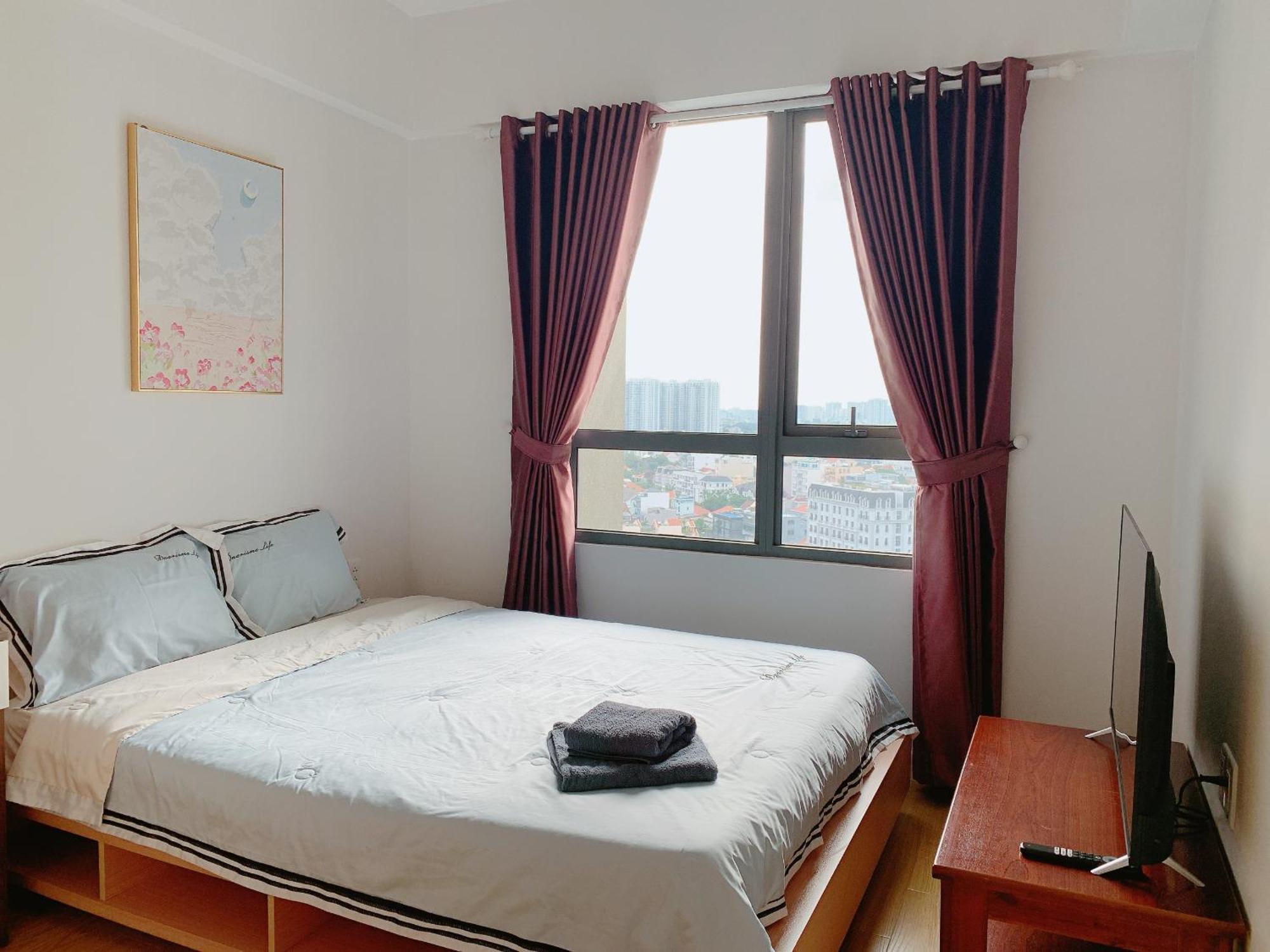 Masteri Thao Dien Comfy Apartment #Nice Balcony #Opening View Ho-Chi-Minh-Stadt Exterior foto