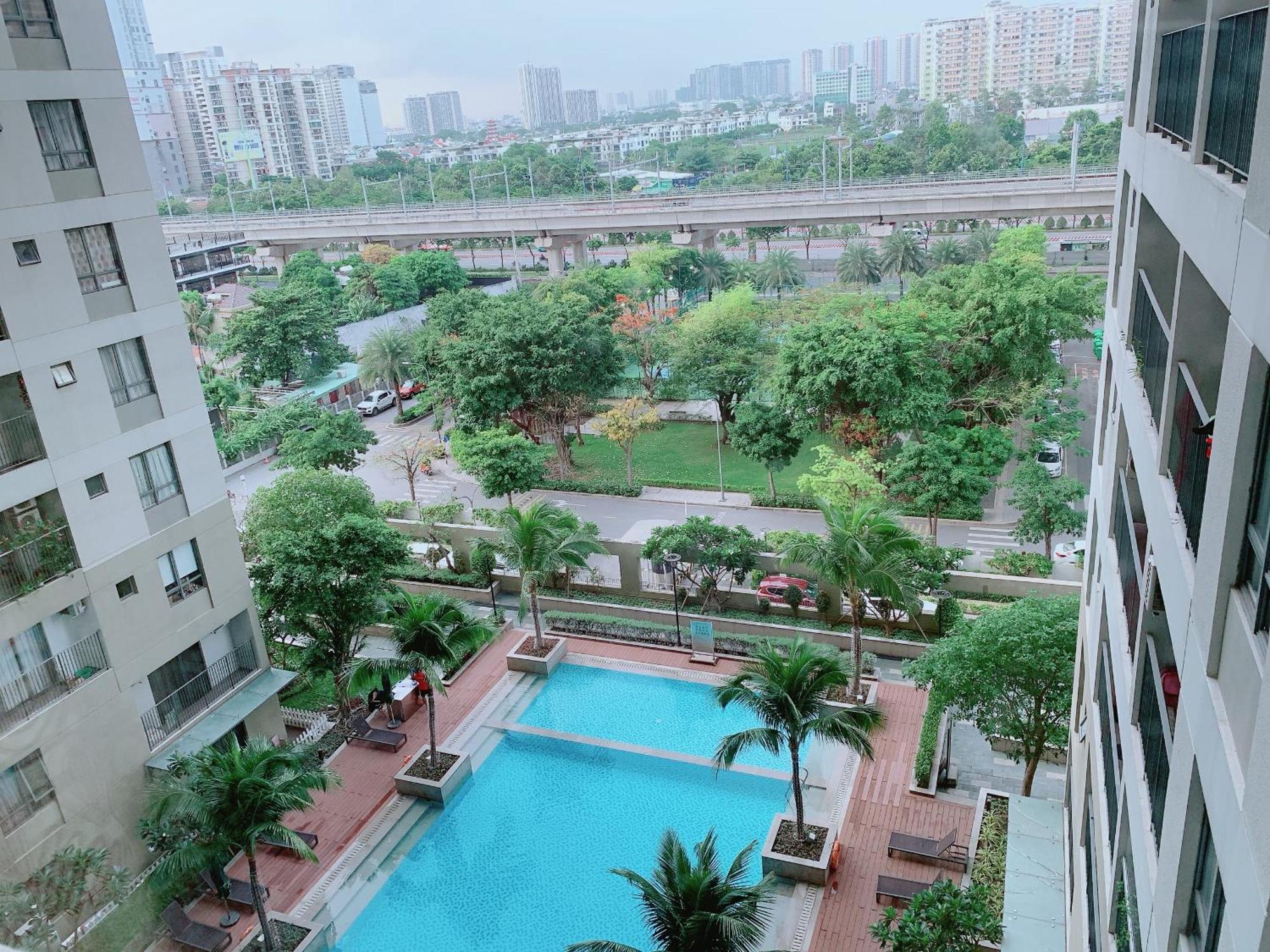 Masteri Thao Dien Comfy Apartment #Nice Balcony #Opening View Ho-Chi-Minh-Stadt Exterior foto